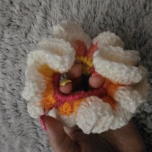 Colorful Crochet Scrunchie